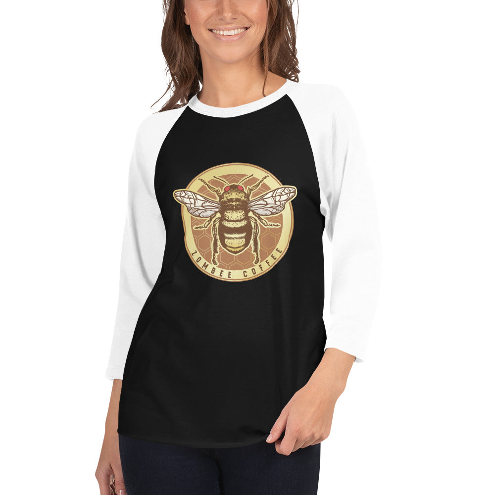 3/4 sleeve raglan shirt